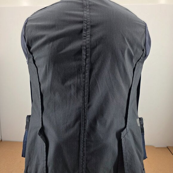 J Crew Blazer Mens  Gray Unstructured Twin Vented 2 Button Sportcoat Jacket Sz M - Picture 8 of 14